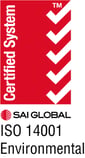ISO 14001 Certification Badge