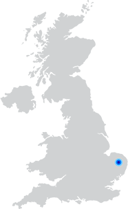 Map of UK - Norwich Location