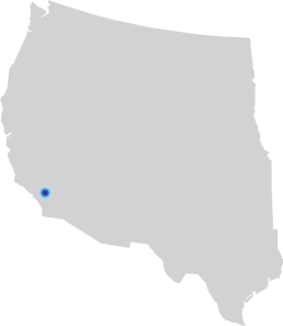 Map of US - Mira Loma, California Location