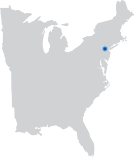 Map of US - Fairfield, New Jersey Location